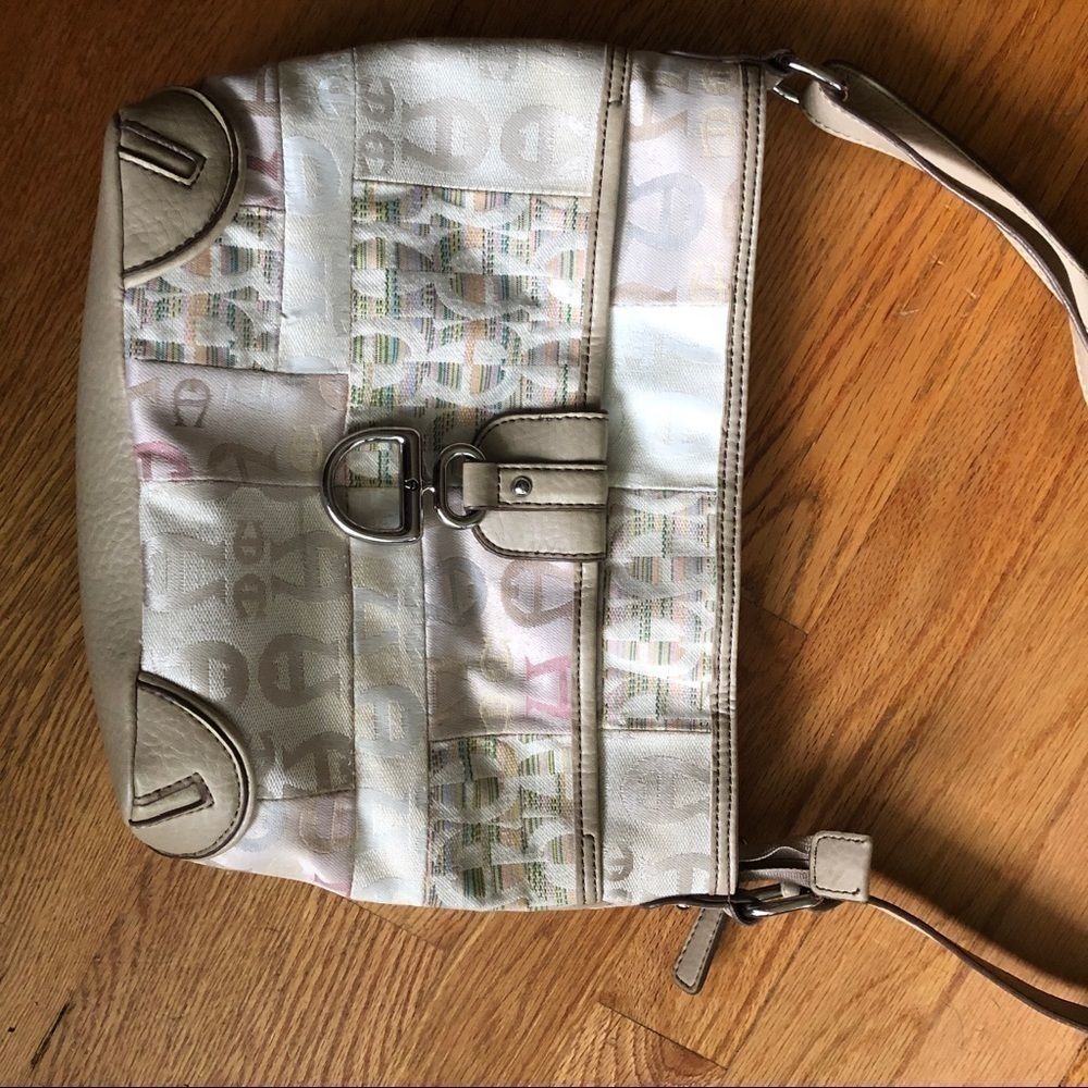 Etienne Aigner crossbody Beige Cream Multi Color handbag  - Picture 4 of 5